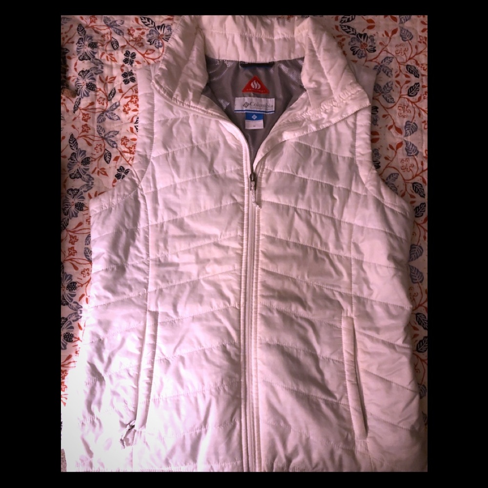 ⚡️White Columbia Omni Heat Vest